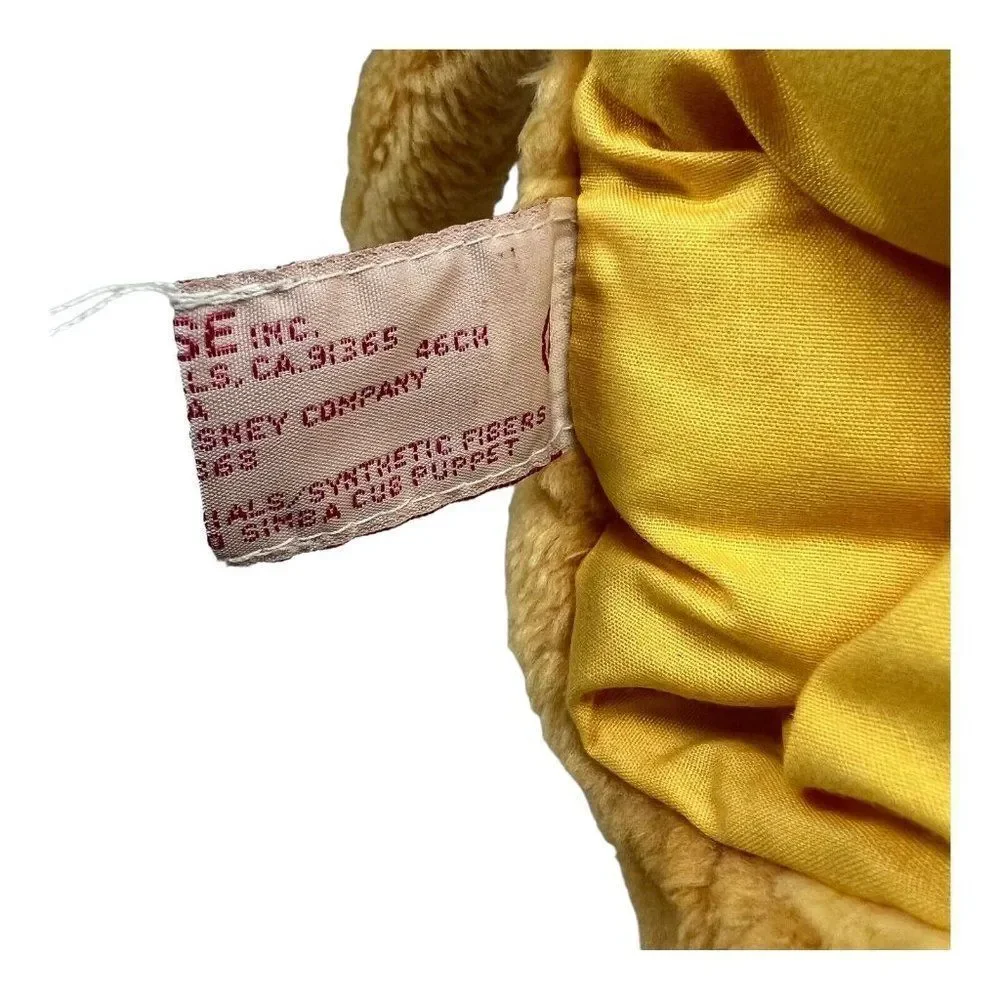 Applause Walt Disney Company The Lion King Simba Cub Hand Puppet 8
